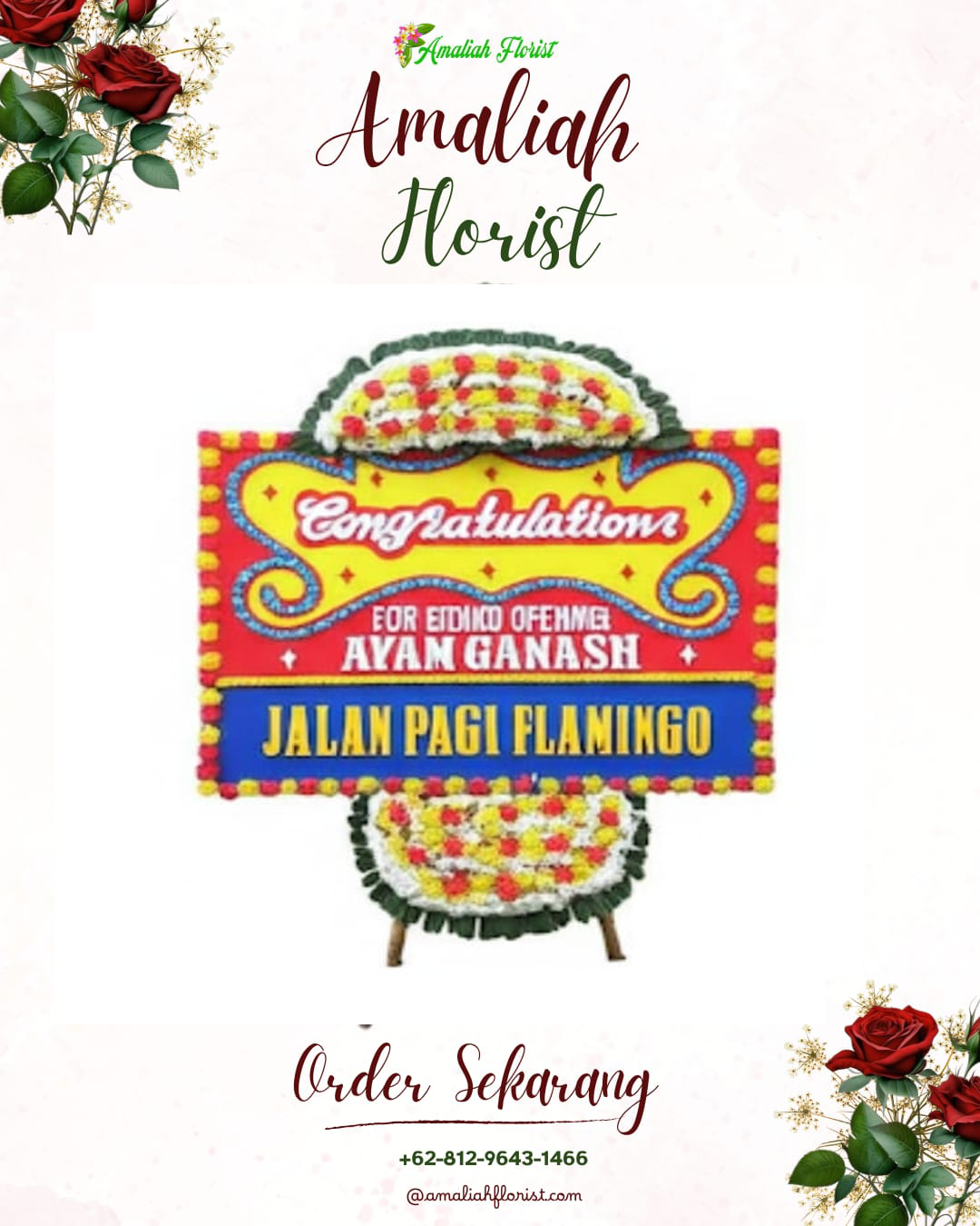 Sewa Papan Bunga Cibinong